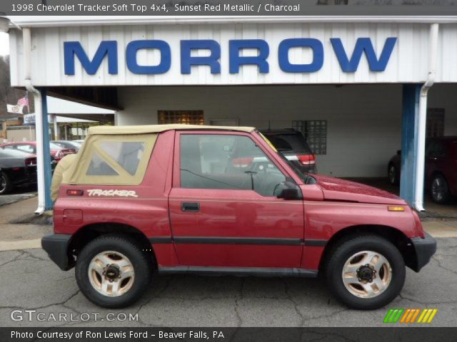 1998 Chevrolet Tracker Soft Top 4x4 in Sunset Red Metallic