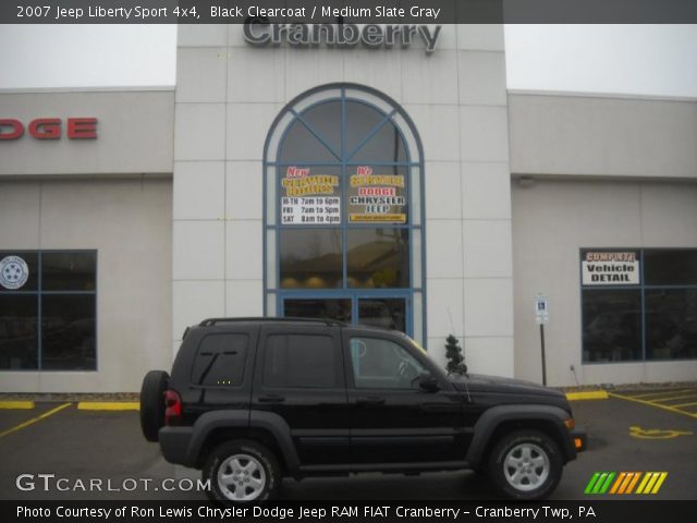 2007 Jeep Liberty Sport 4x4 in Black Clearcoat