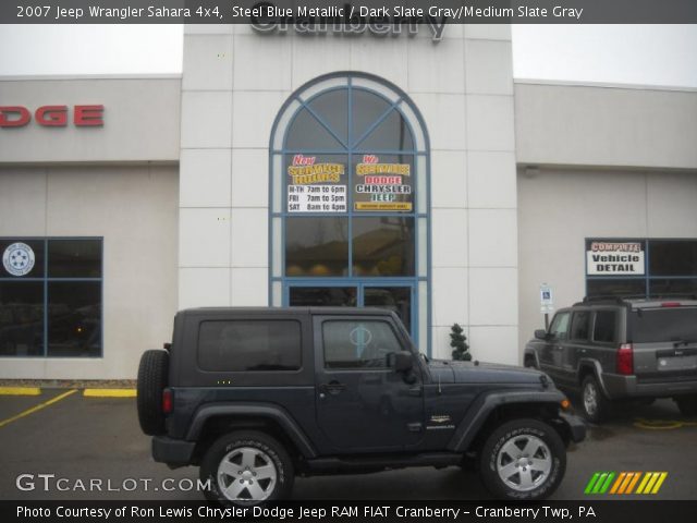 2007 Jeep Wrangler Sahara 4x4 in Steel Blue Metallic