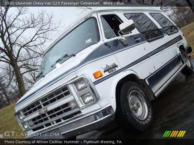 1990 Chevrolet Chevy Van G20 Passenger Conversion in White