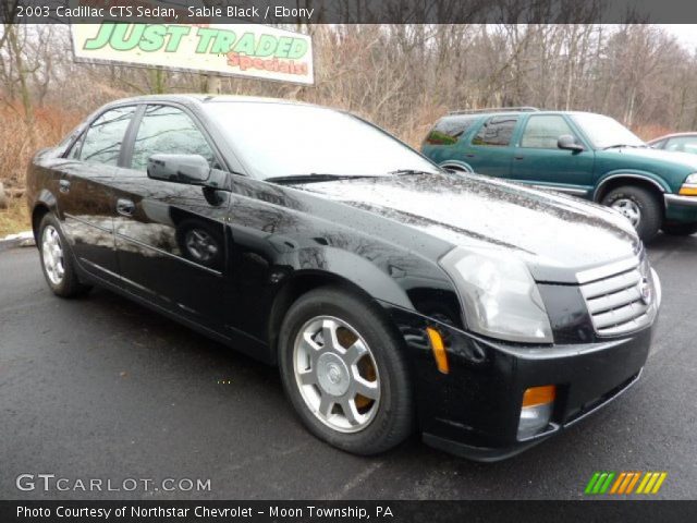 2003 Cadillac CTS Sedan in Sable Black