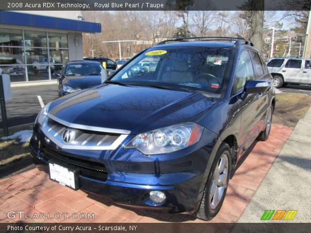 2008 Acura RDX Technology in Royal Blue Pearl
