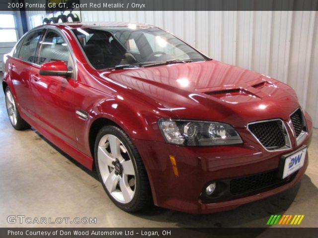 2009 Pontiac G8 GT in Sport Red Metallic
