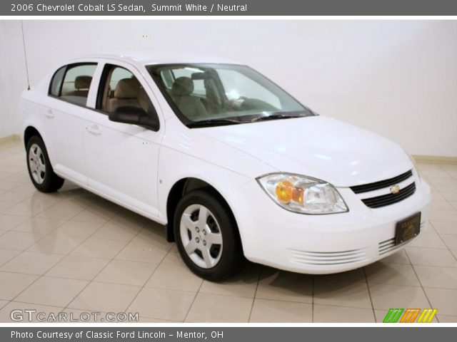 2006 Chevrolet Cobalt LS Sedan in Summit White