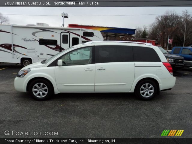 2007 Nissan Quest 3.5 SL in Nordic White Pearl