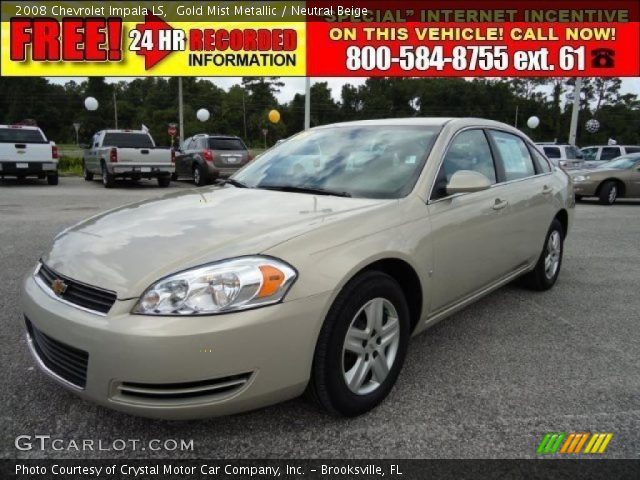 2008 Chevrolet Impala LS in Gold Mist Metallic