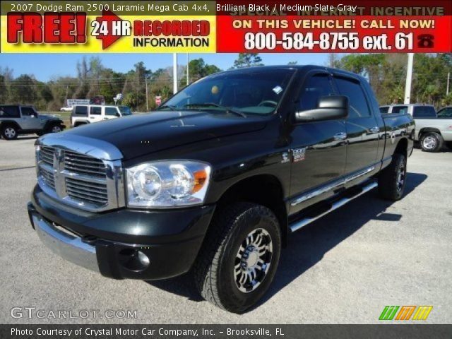 2007 Dodge Ram 2500 Laramie Mega Cab 4x4 in Brilliant Black