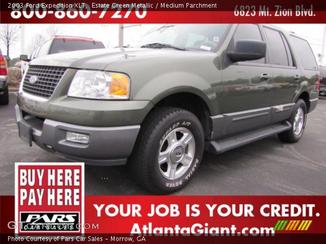2003 Ford Expedition XLT in Estate Green Metallic