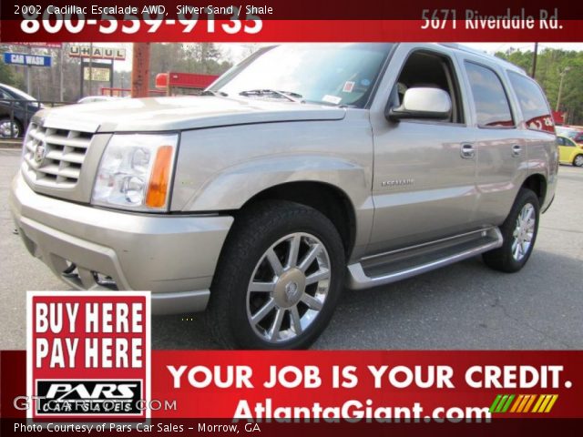 2002 Cadillac Escalade AWD in Silver Sand