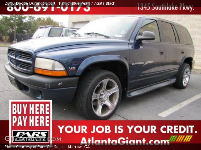2000 Dodge Durango Sport in Patriot Blue Pearl