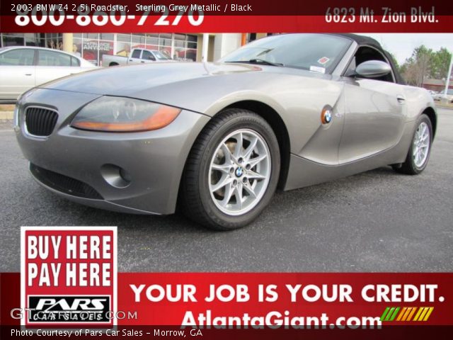 2003 BMW Z4 2.5i Roadster in Sterling Grey Metallic