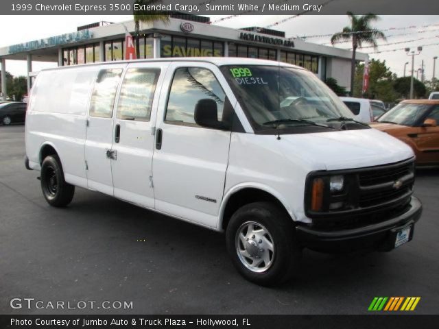 1999 Chevrolet Express 3500 Extended Cargo in Summit White