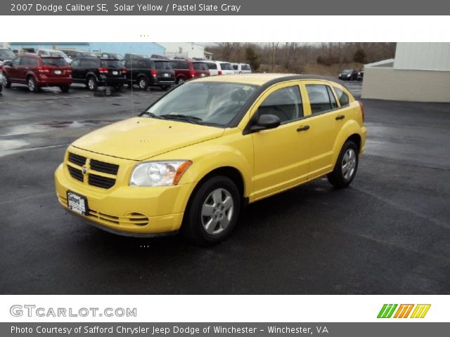 2007 Dodge Caliber SE in Solar Yellow