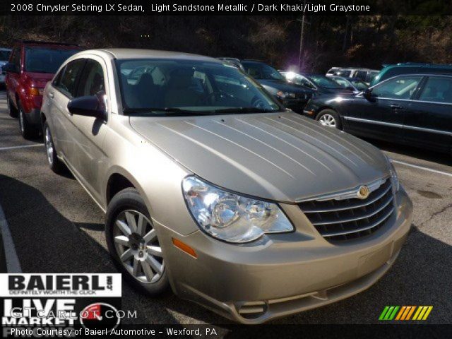 2008 Chrysler Sebring LX Sedan in Light Sandstone Metallic
