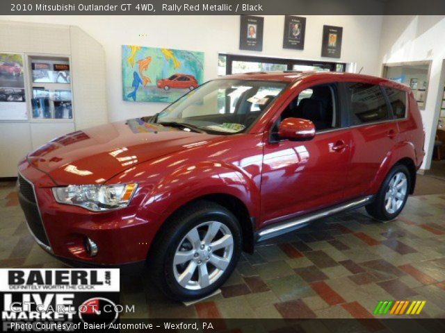 2010 Mitsubishi Outlander GT 4WD in Rally Red Metallic