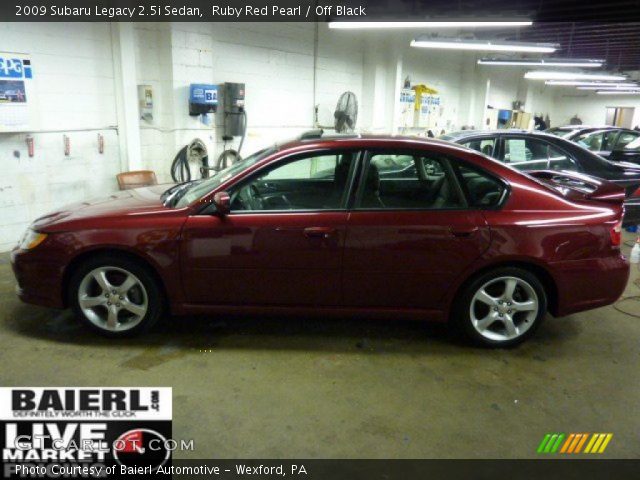 2009 Subaru Legacy 2.5i Sedan in Ruby Red Pearl