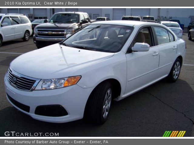 2010 Kia Optima LX in Clear White