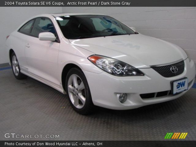 2004 Toyota Solara SE V6 Coupe in Arctic Frost Pearl