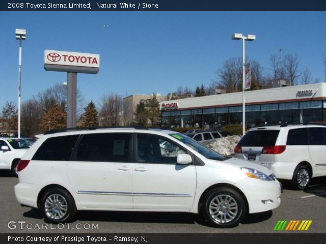 2008 Toyota Sienna Limited in Natural White