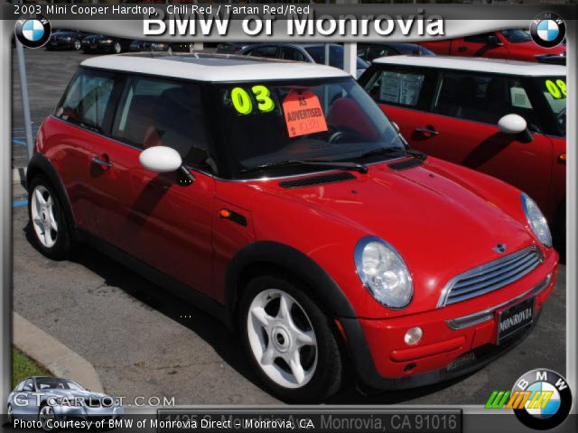 2003 Mini Cooper Hardtop in Chili Red
