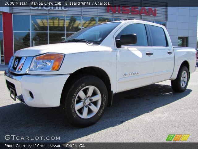 2008 Nissan Titan SE Crew Cab in Blizzard White