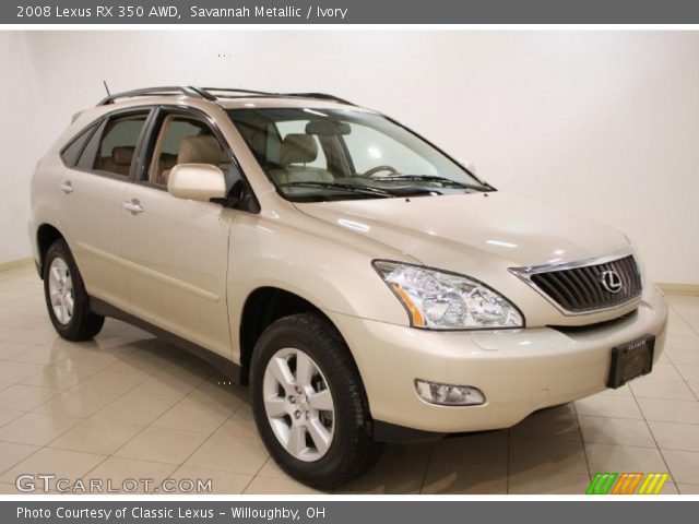 2008 Lexus RX 350 AWD in Savannah Metallic