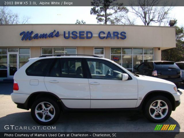 2003 BMW X5 3.0i in Alpine White