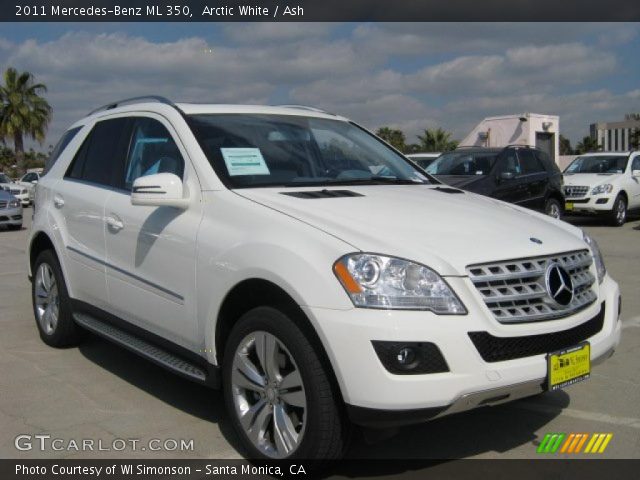 2011 Mercedes-Benz ML 350 in Arctic White