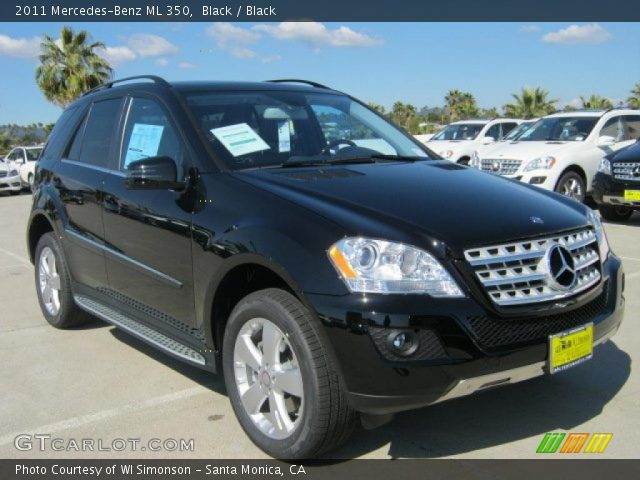 2011 Mercedes-Benz ML 350 in Black