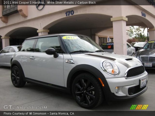 2011 Mini Cooper S Hardtop in White Silver Metallic