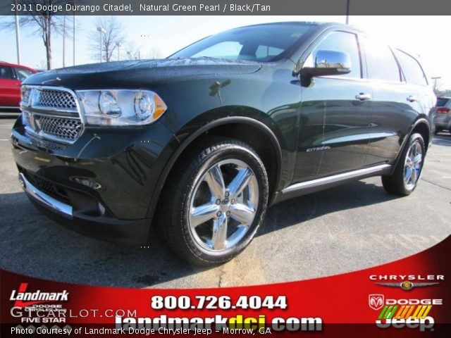 2011 Dodge Durango Citadel in Natural Green Pearl