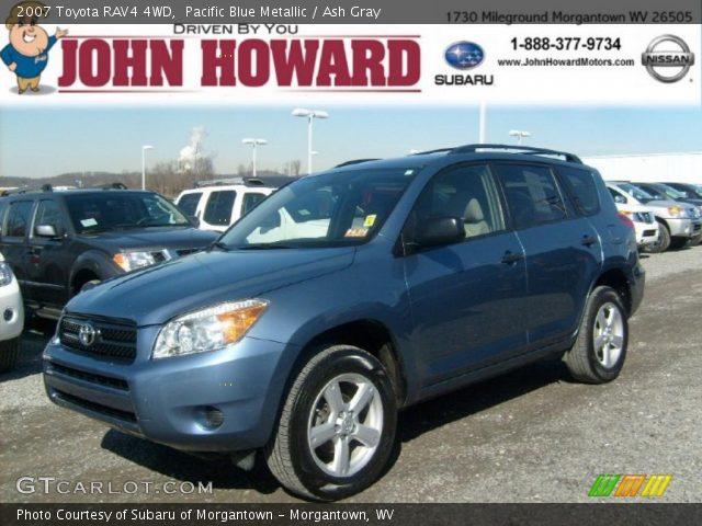 2007 Toyota RAV4 4WD in Pacific Blue Metallic