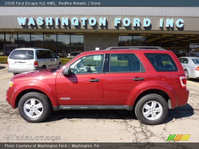 2008 Ford Escape XLS 4WD in Redfire Metallic