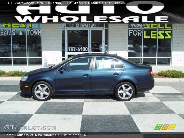 2010 Volkswagen Jetta TDI Sedan in Blue Graphite Metallic