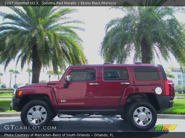 2007 Hummer H3 X in Sonoma Red Metallic