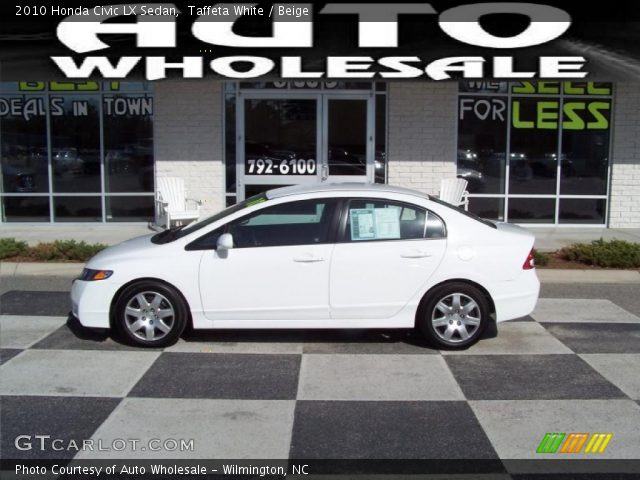 2010 Honda Civic LX Sedan in Taffeta White