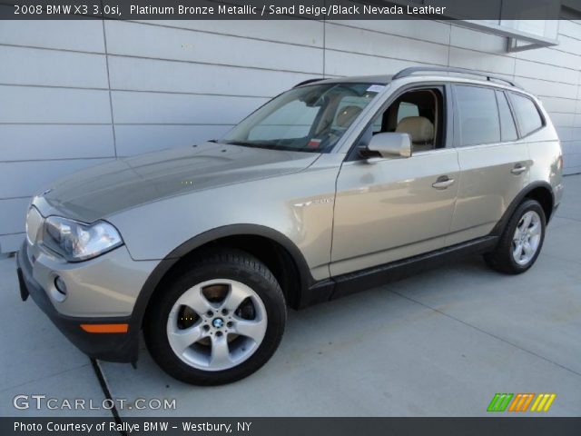 2008 BMW X3 3.0si in Platinum Bronze Metallic