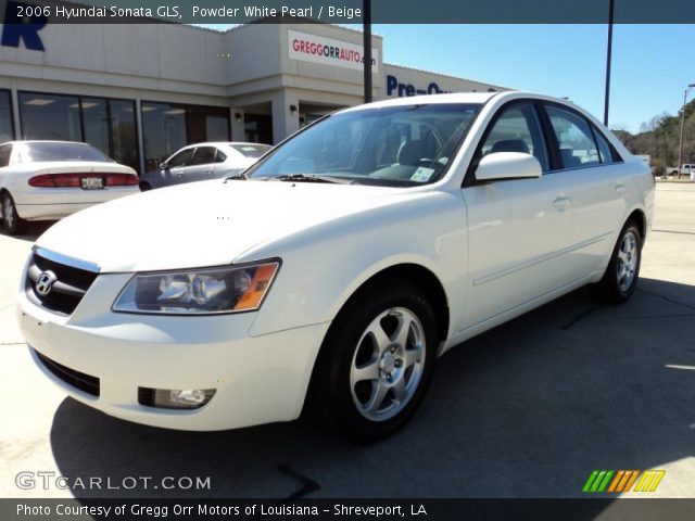 2006 Hyundai Sonata GLS in Powder White Pearl