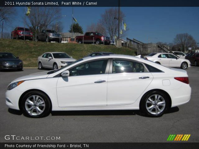 2011 Hyundai Sonata Limited in Pearl White