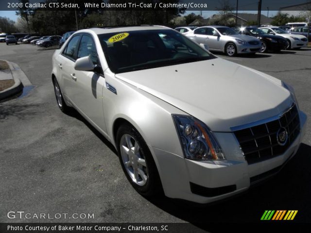 2008 Cadillac CTS Sedan in White Diamond Tri-Coat