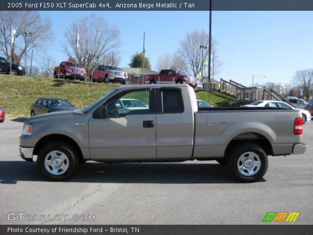 2005 Ford F150 XLT SuperCab 4x4 in Arizona Beige Metallic