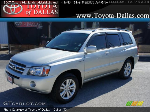 2007 Toyota Highlander Hybrid Limited in Millenium Silver Metallic