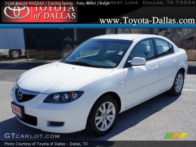 2008 Mazda MAZDA3 i Touring Sedan in Rally White