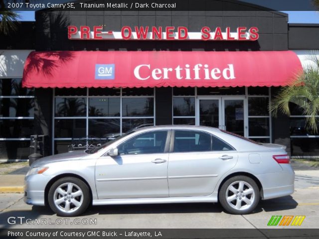2007 Toyota Camry SE in Titanium Metallic