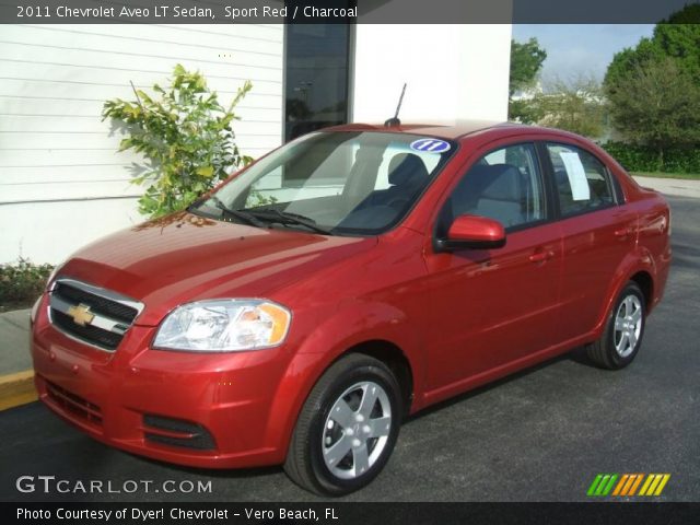 2011 Chevrolet Aveo LT Sedan in Sport Red