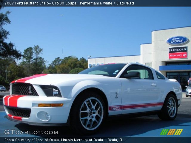 2007 Ford Mustang Shelby GT500 Coupe in Performance White