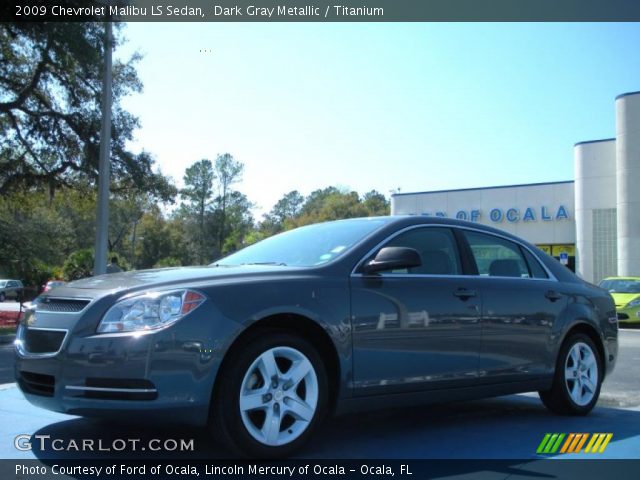 2009 Chevrolet Malibu LS Sedan in Dark Gray Metallic