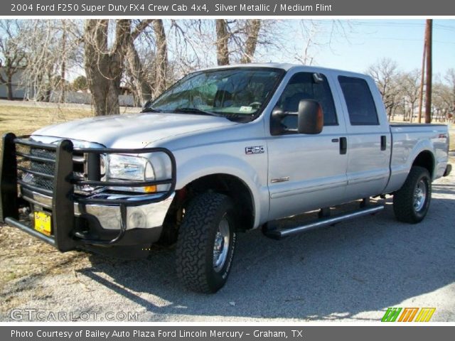 2004 Ford F250 Super Duty FX4 Crew Cab 4x4 in Silver Metallic