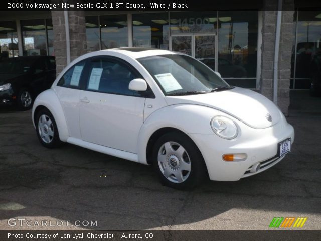 2000 Volkswagen New Beetle GLX 1.8T Coupe in White