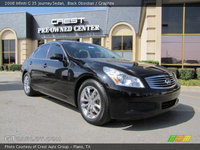 2008 Infiniti G 35 Journey Sedan in Black Obsidian